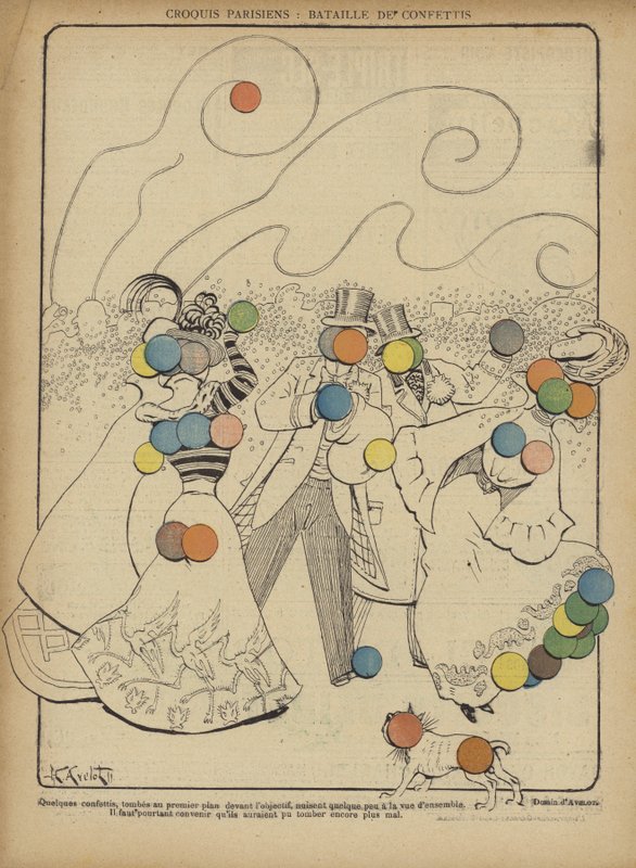 Le Rire için İllüstrasyon by Henri Avelot