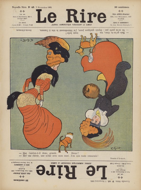 Le Rire için İllüstrasyon by Henri Avelot