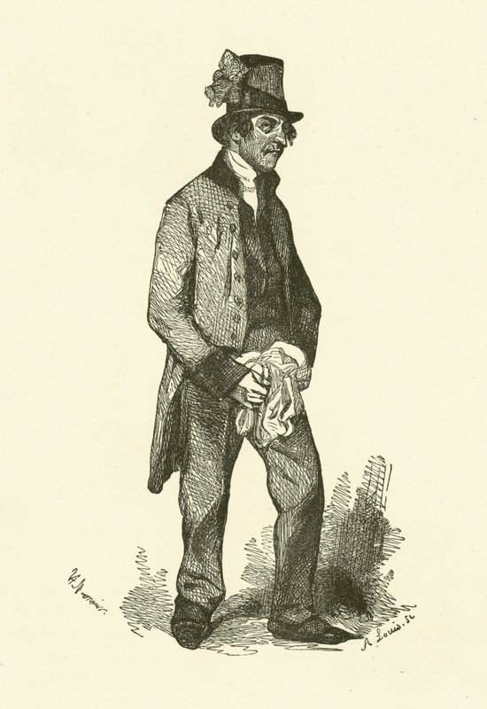 Sessiz (gravür) by Henri Bonaventure (after) Monnier