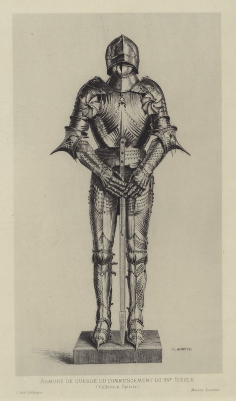 Zırh takımı, 15. yüzyılın başlarında by Henri Charles Guérard