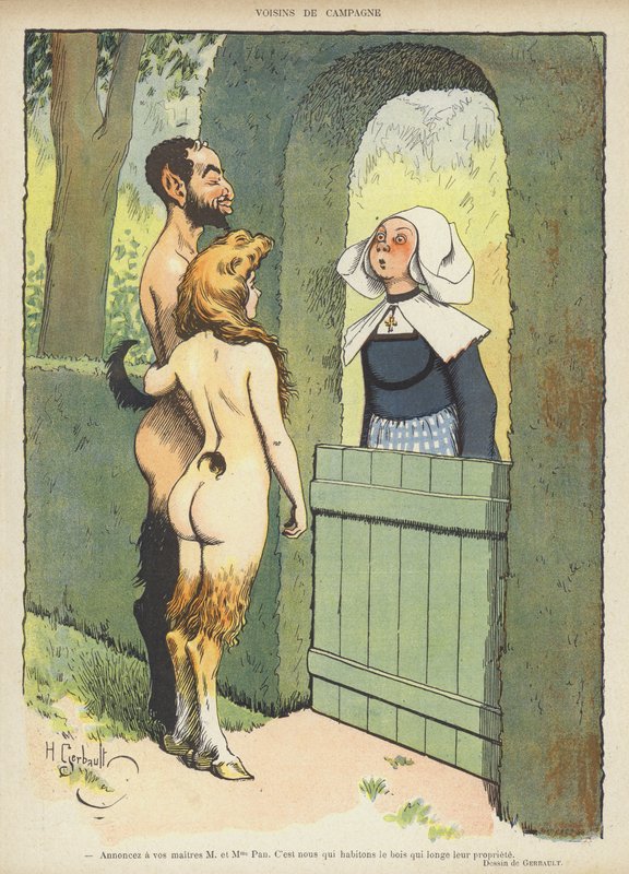 Le Rire (renkli taş) için çizim by Henri Gerbault