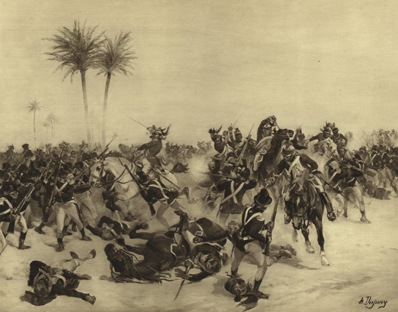 İskenderiye Savaşı, 1801 (gravür) by Henri Louis Dupray