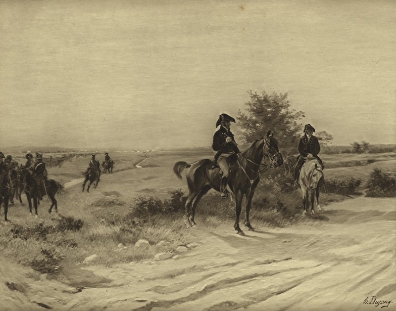 Waterloo Savaşı, 1815 (gravür) by Henri Louis Dupray