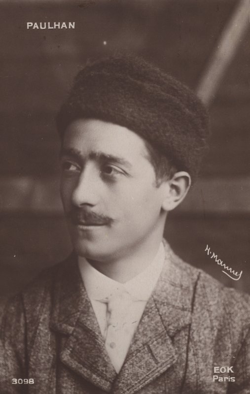 Louis Paulhan (siyah-beyaz fotoğraf) by Henri Manuel