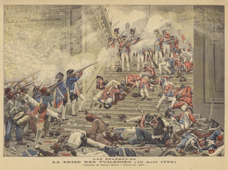 Tuileries'in Alınması (10 Ağustos 1792) by Henri Paul Motte