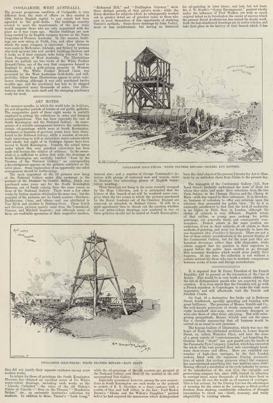 Coolgardie Altın Alanları, Avustralya by Henry Charles Seppings Wright