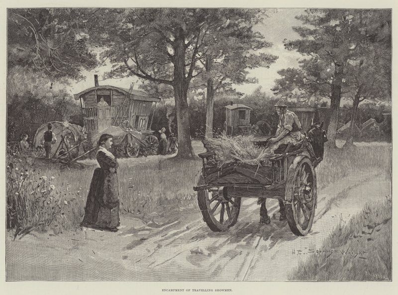 Gezici Şovmenlerin Kampı by Henry Charles Seppings Wright
