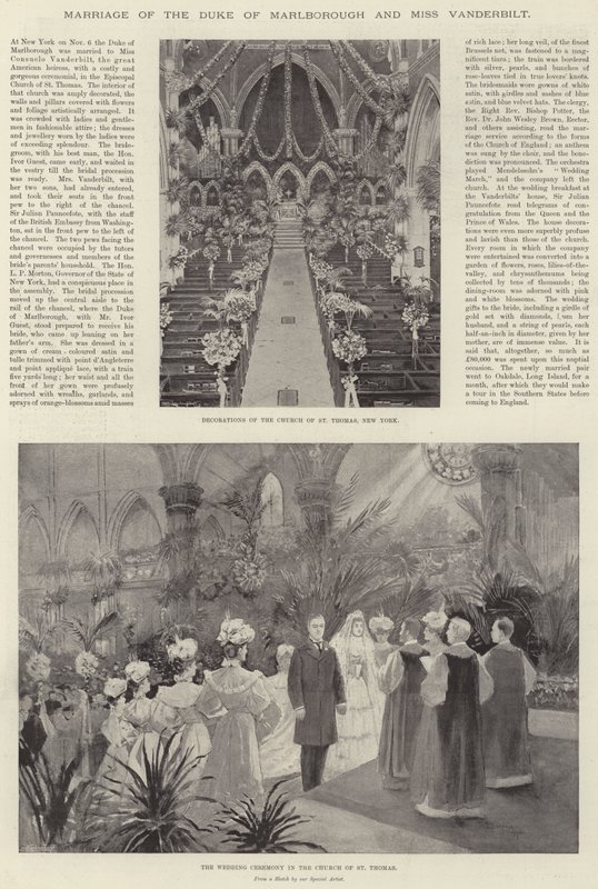 Marlborough Dükü ve Bayan Vanderbilt