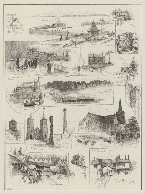 Bir Kış Tatil Yeri Olarak Ramsgate ve Thanet Adası by Henry Charles Seppings Wright