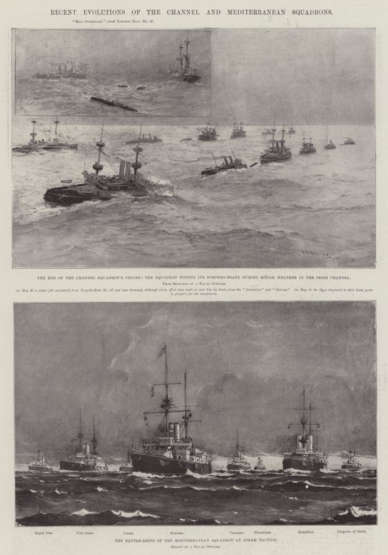 Kanal ve Akdeniz Filolarının Son Evrimleri by Henry Charles Seppings Wright