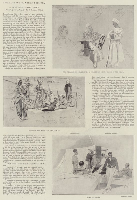 Dongola'ya doğru ilerleme by Henry Charles Seppings Wright