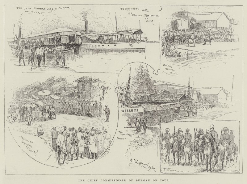 Burmah Baş Komiseri Turda by Henry Charles Seppings Wright