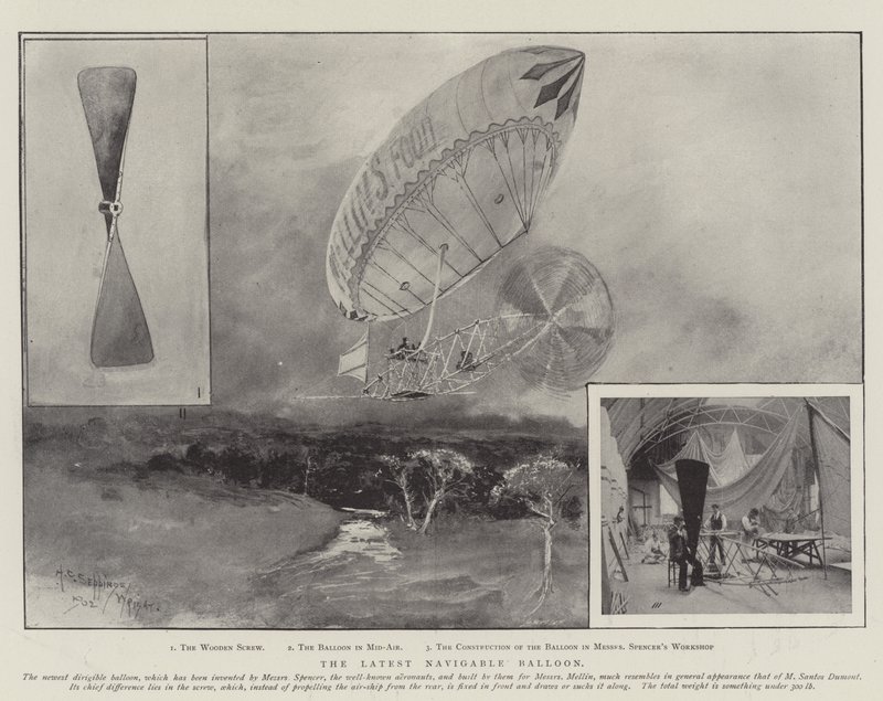 En Son Gezilebilir Balon by Henry Charles Seppings Wright