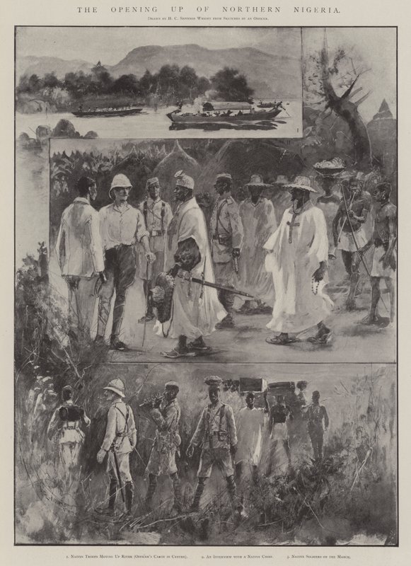 ಉತ್ತರ ನೈಜೀರಿಯಾ ಟರ್ಕಿಯ ತೆರೆಯುವಿಕೆ by Henry Charles Seppings Wright