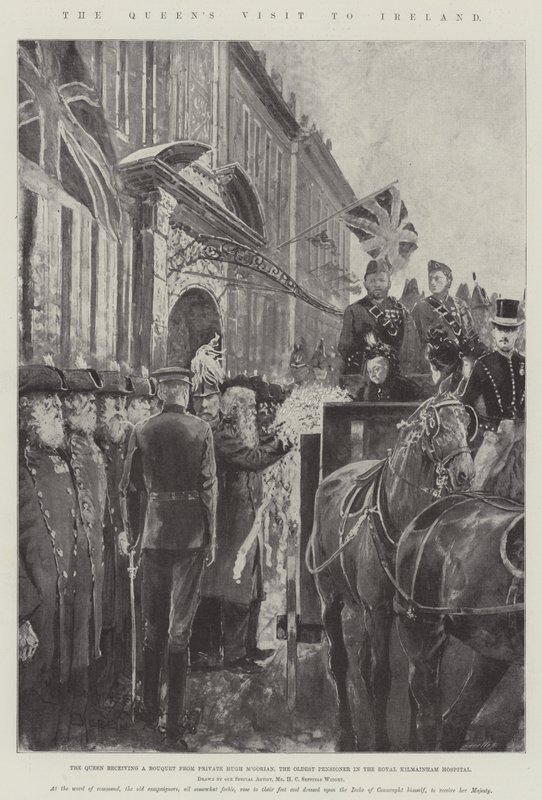 Kraliçenin İrlanda Ziyareti by Henry Charles Seppings Wright