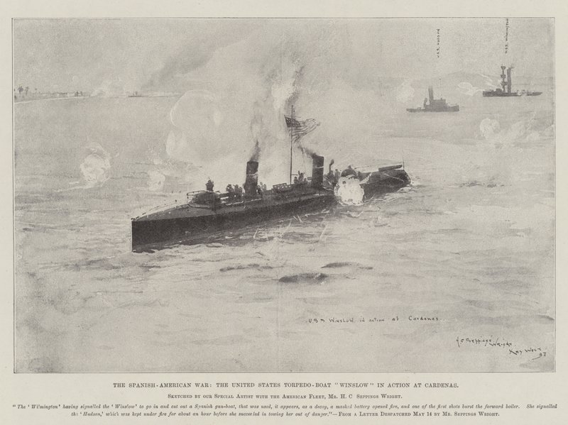 İspanya-Amerika Savaşı, Amerika Birleşik Devletleri Torpido-Boat Winslow Cardenas