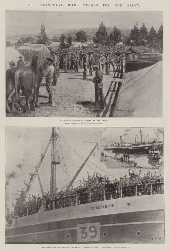Transvaal Savaşı, Cephe Birlikleri by Henry Charles Seppings Wright