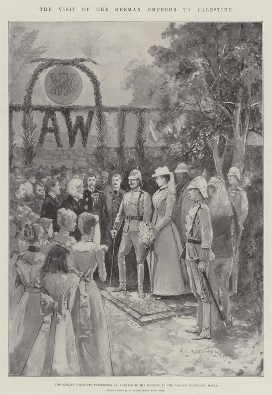 Alman İmparatorunun Filistin Ziyareti by Henry Charles Seppings Wright