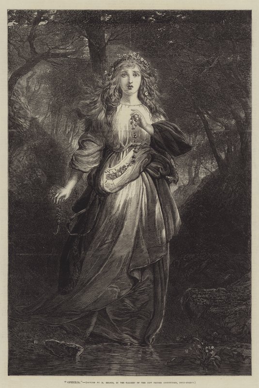 Ofelia by Henry Courtney Selous