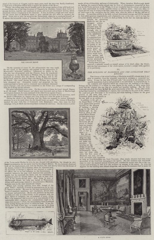 Blenheim Sarayı Resimli by Henry Edward Tidmarsh