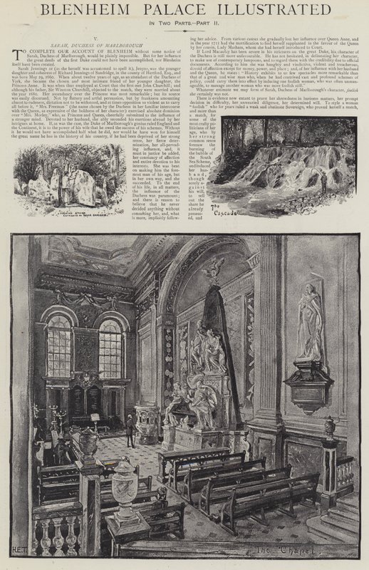 Blenheim Sarayı Resimli by Henry Edward Tidmarsh