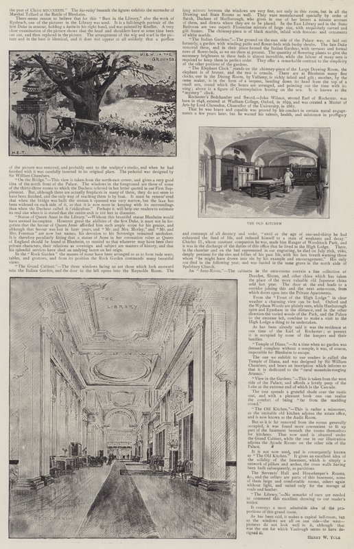 Blenheim Sarayı Resimli by Henry Edward Tidmarsh