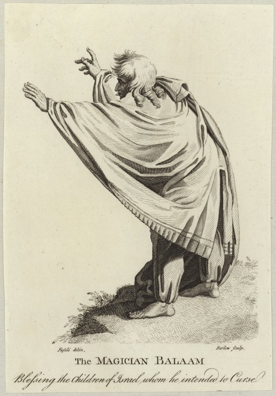 Büyücü Balaam by Johann Heinrich Füssli