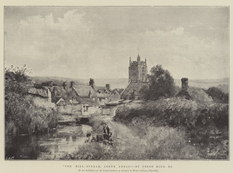 Değirmen Çayı, Cerne Abbas by Henry John Yeend King
