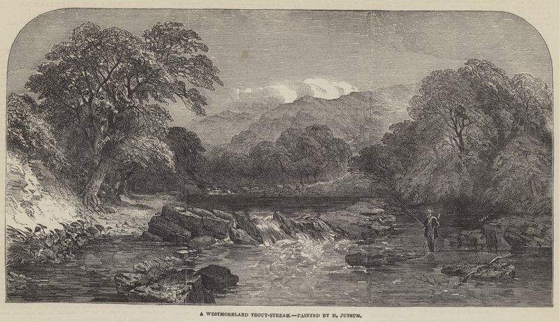 Bir Westmoreland Alabalık Akışı by Henry Jutsum