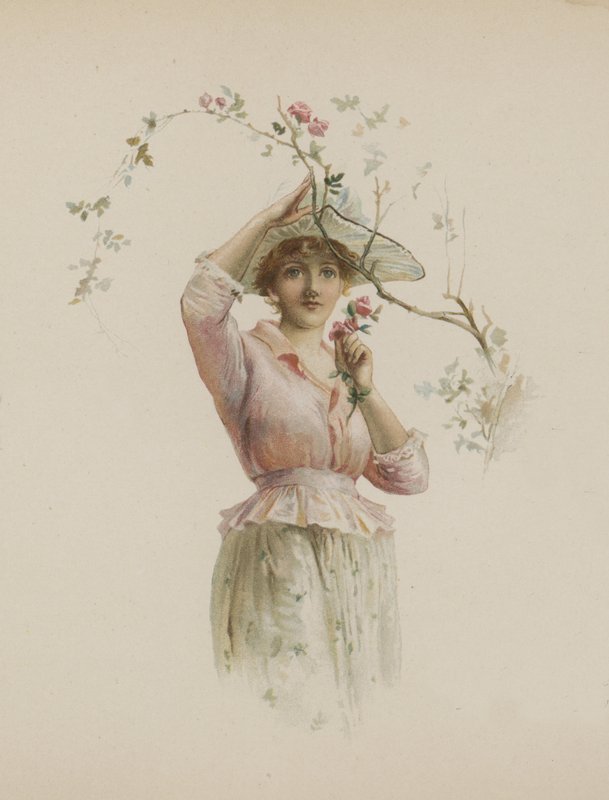 Kırmızı, Kırmızı Gül (chromolitho) by Henry Marriott Paget