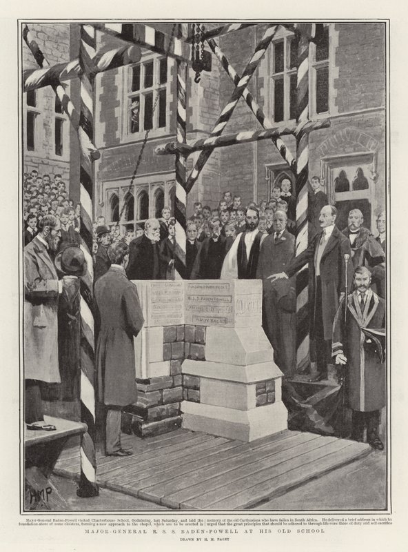 Tümgeneral RS Baden-Powell Eski Okulunda by Henry Marriott Paget