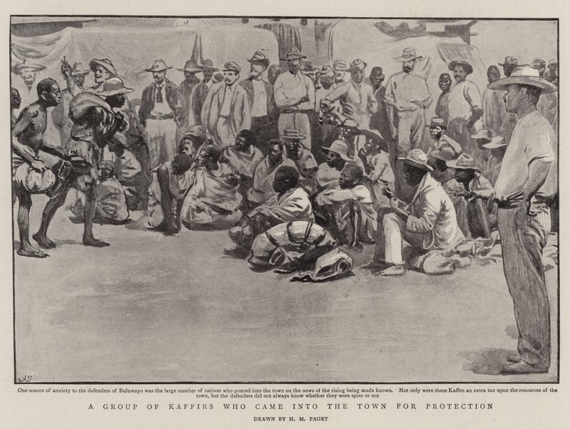 ಬುಲವಾಯೊ ಟರ್ಕಿಯ ರಕ್ಷಣೆ by Henry Marriott Paget