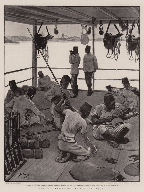 Cepheye Yaklaşan Nil Seferi by Henry Marriott Paget