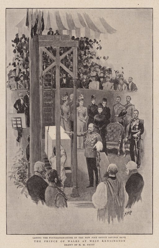 West Kensington'daki Galler Prensi by Henry Marriott Paget