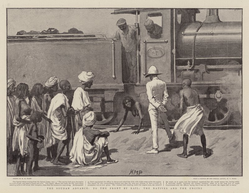 Soudan İlerlemesi, Demiryolu, Yerliler ve Motorla Öne Çıktı by Henry Marriott Paget