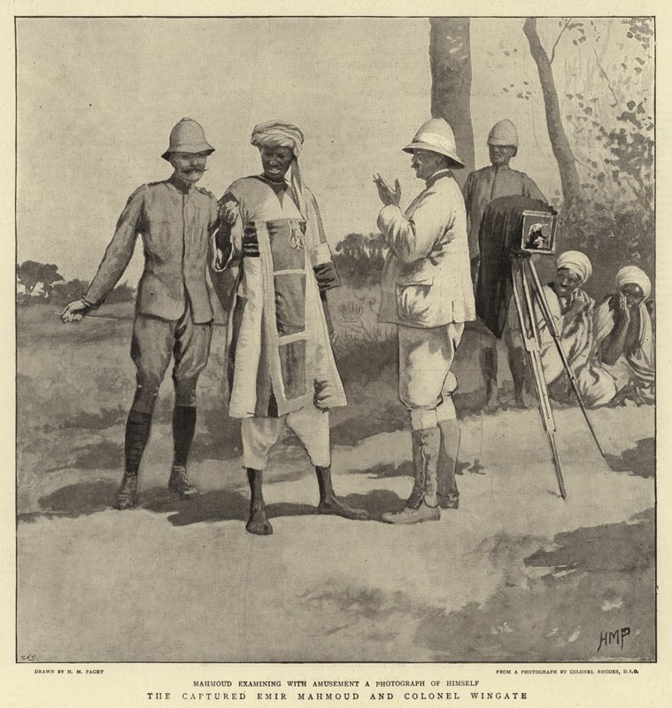 Yakalanan Emir Mahmoud ve Albay Wingate by Henry Marriott Paget