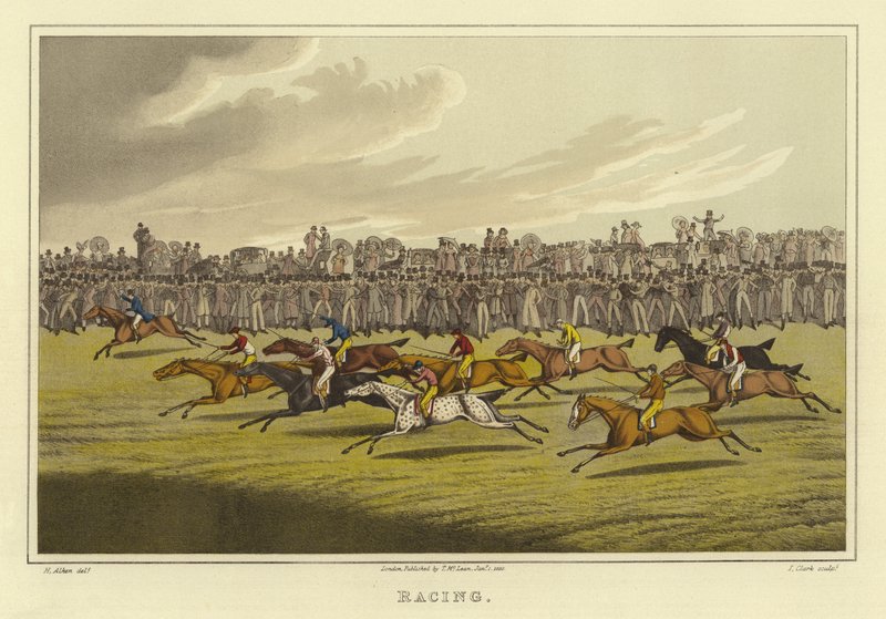 Yarış (kromolito) by Henry Thomas Alken