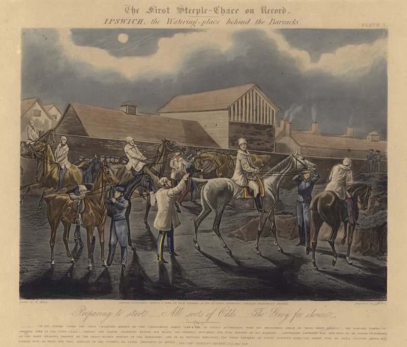Kayıtlardaki İlk Çanlı Kovalamaca, 1839 by Henry Thomas Alken
