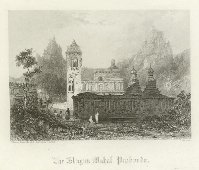 Ghugun Mahal, Penukonda, Hindistan by Henry Warren