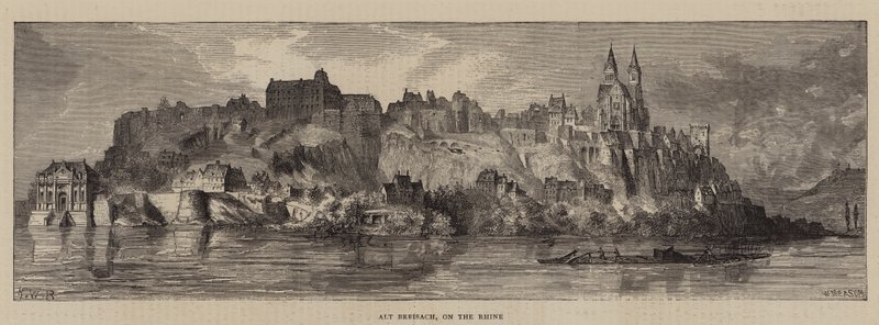 Alt Breisach, Ren Nehri üzerinde by Henry William Brewer