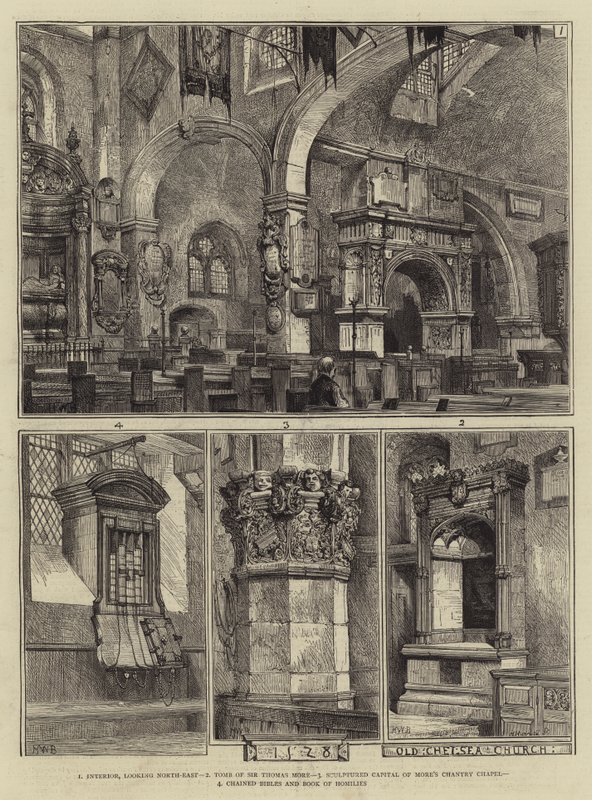 Eski Chelsea Kilisesi by Henry William Brewer