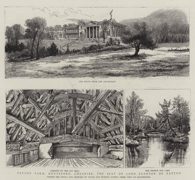 Tatton Park, Knutsford, Cheshire, Tatton Lord Egerton'un Koltuğu by Henry William Brewer