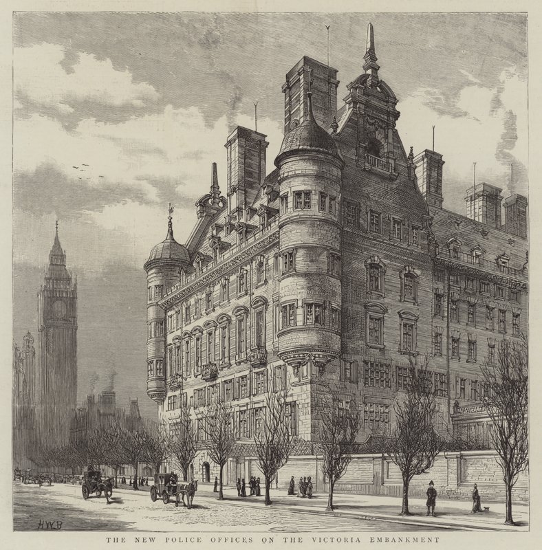 Victoria Setindeki Yeni Polis Büroları by Henry William Brewer