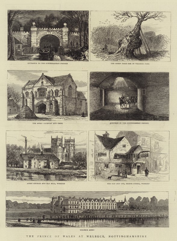 Galler Prensi, Nottinghamshire, Welbeck
