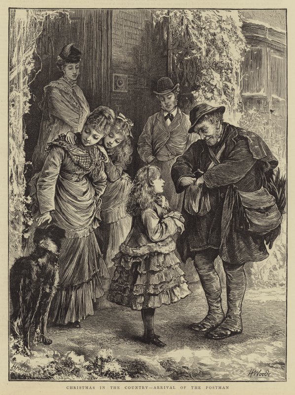 Ülkede Noel, Postacının Gelişi by Henry Woods