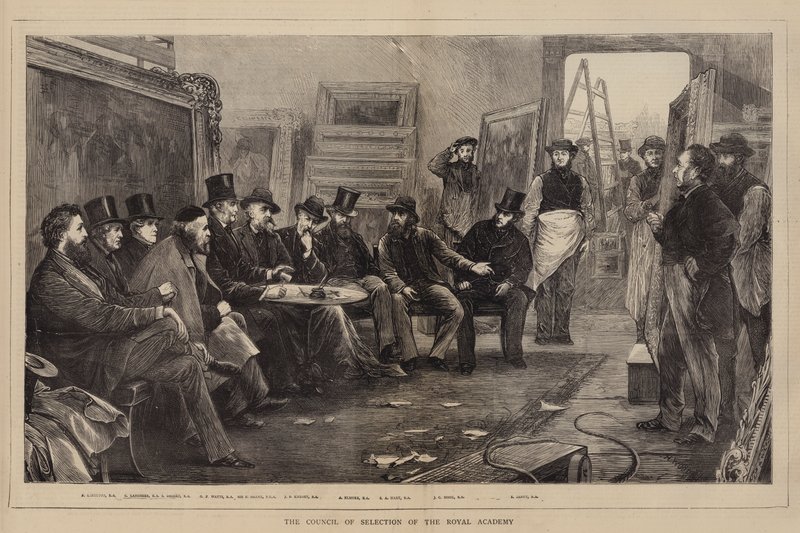 Kraliyet Akademisi Seçim Konseyi by Henry Woods