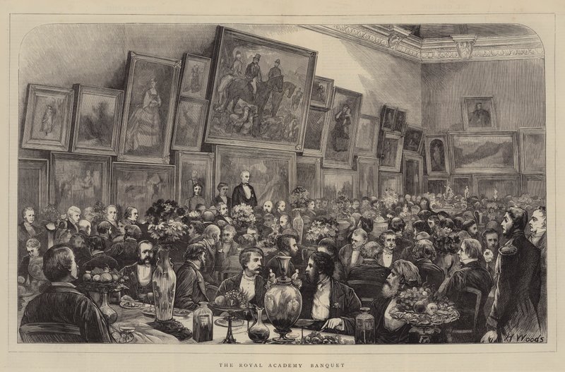 Kraliyet Akademisi Ziyafeti by Henry Woods