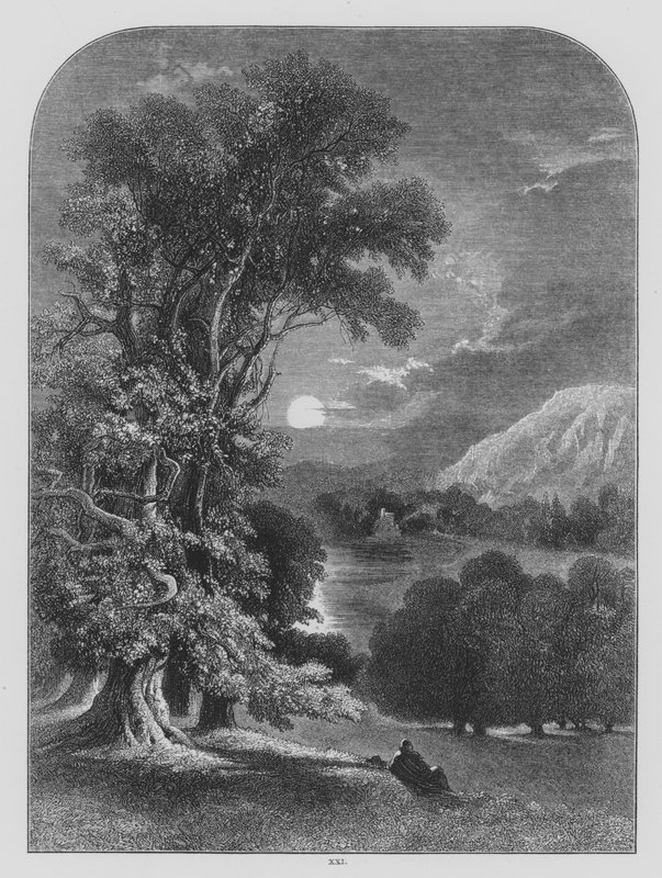 John Milton, Dalgın Bir by Henry after Warren