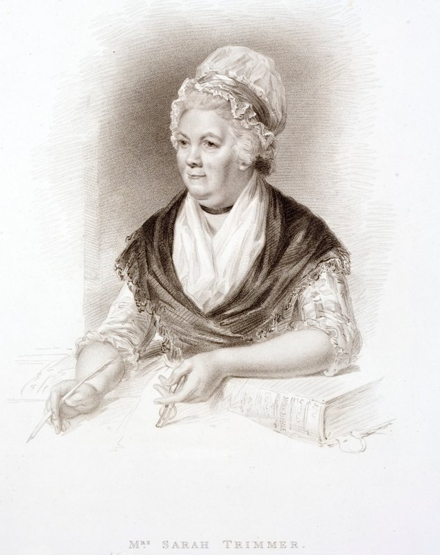 Sarah Trimmer, İngiliz çocuk kitabı yazarı (gravür) by Henry (after) Howard