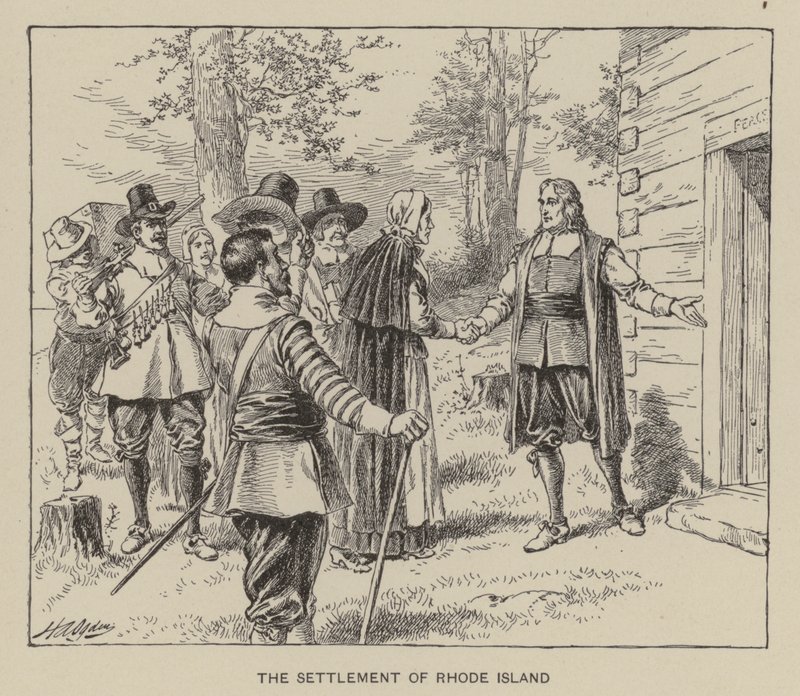 Rhode Island (lito) yerleşimi by Henry Alexander (after) Ogden